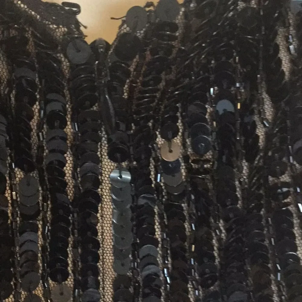 Basix Black Label Sequin Halter - Picture 10 of 13